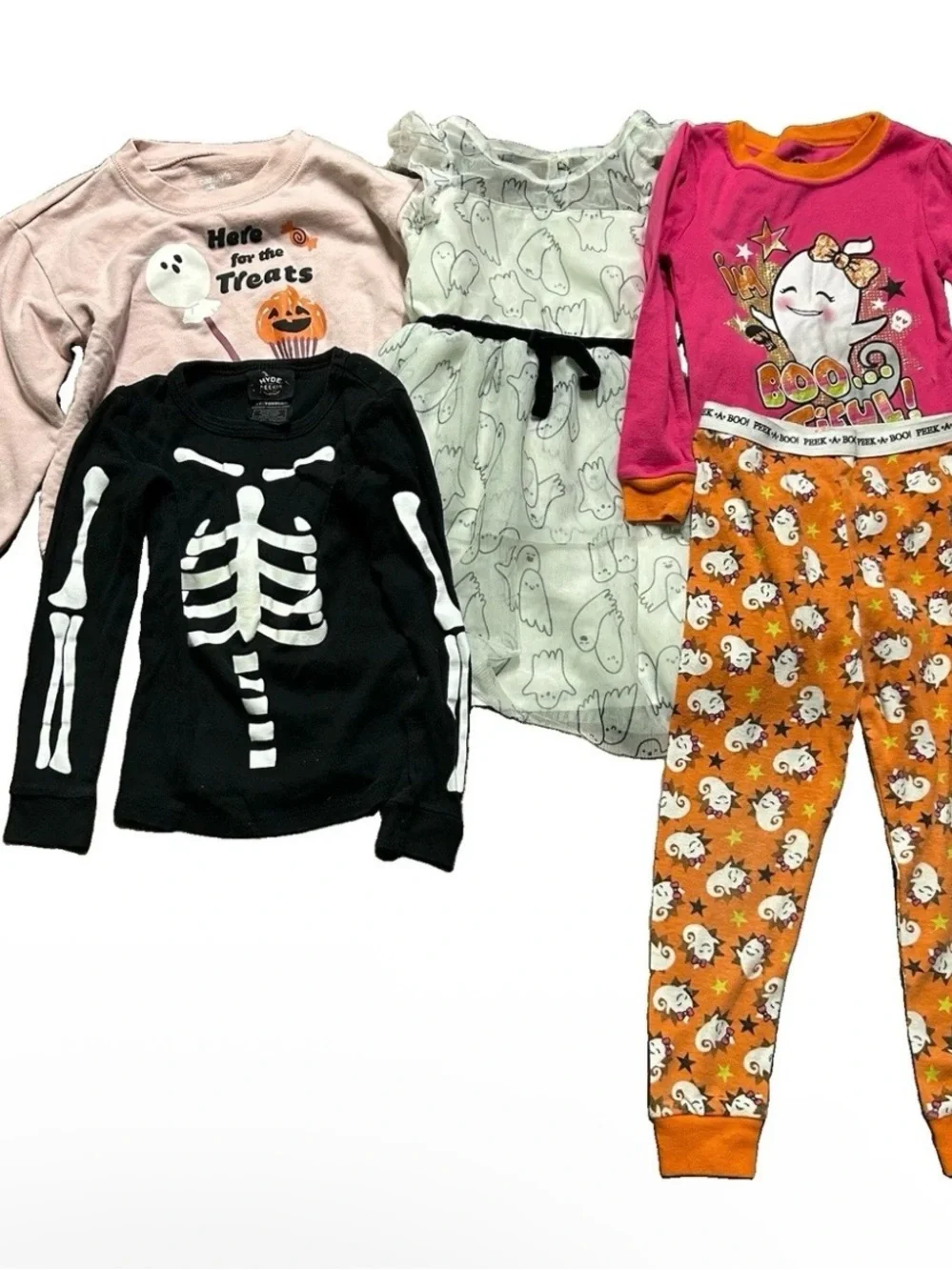 Toddler Girl Halloween Pajama Set Dress Shirts Size 3T